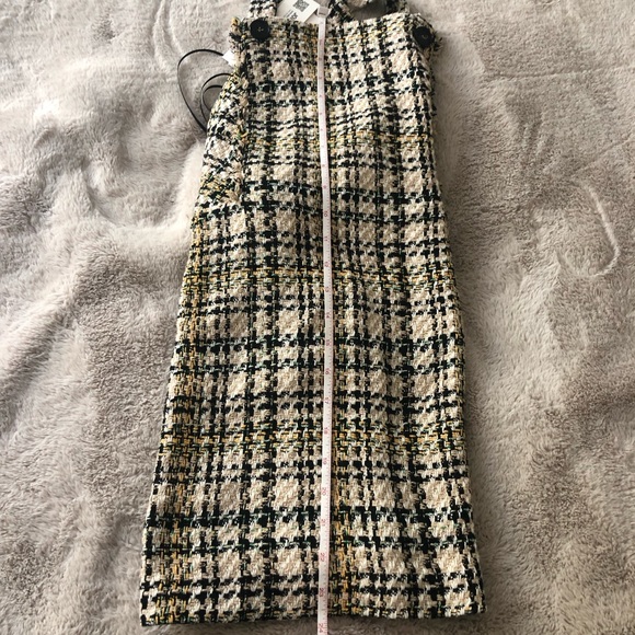 NWT ZARA PLAID MINI DRESS - Picture 6 of 7